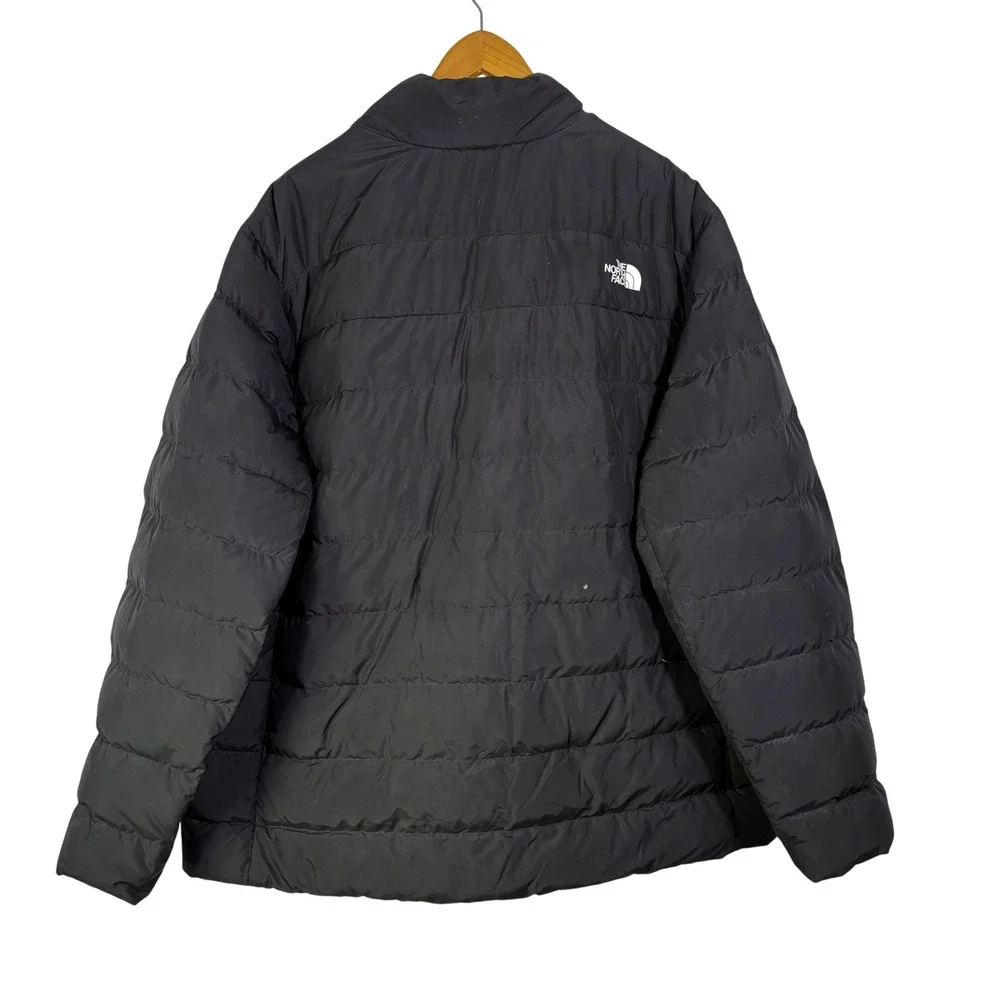 The North Face Big Aconcagua 3 Puffer Jacket Mens 3XL Black Down Winter Coat